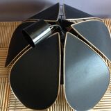 Flower hanging lamp 12 black petals