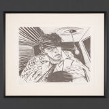 Sex, Drugs and Rock `n Roll, B/W Offset on Paper, 93 x 79 cm