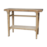 Console 4 feet in style 1940-coloured cerused oak