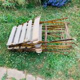 Ensemble de 4 chaises de jardin pliantes