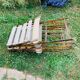 Set of 4 folding garden chairs