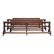 Antique Gothic Church Benches, Late 1800s – Set of 4 Pine Wood Pew Benches