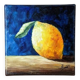 Oil painting on canvas still life lemon country decoration