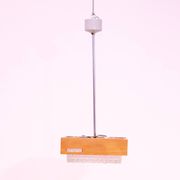 Eastern Bloc Brutalist Pendant Lamp, 1970s, Czechoslovakia