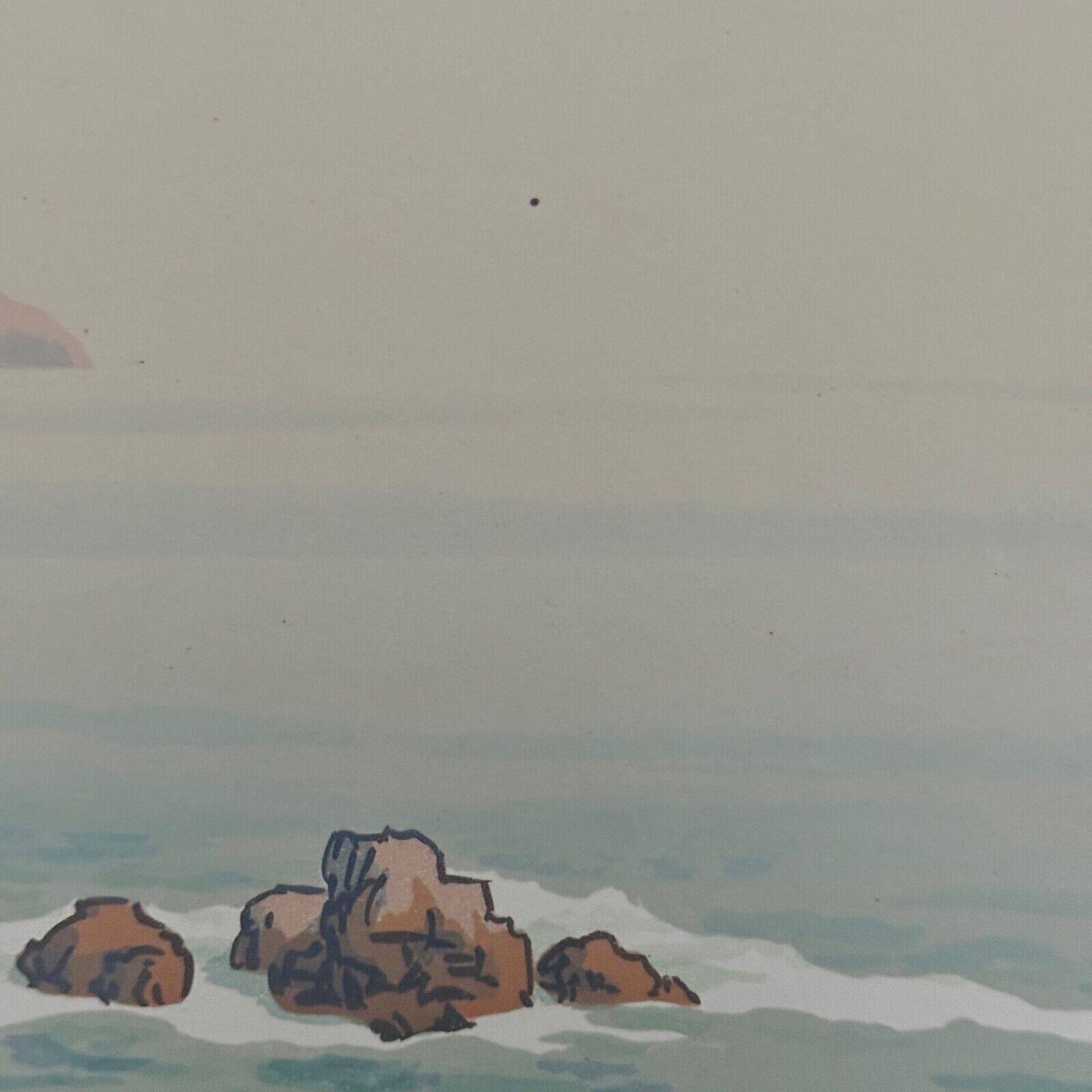 Lithograph by Henri Rivière, Aspects of Nature - The Sea