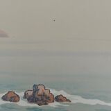 Lithograph by Henri Rivière, Aspects of Nature - The Sea