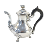 Theiere pourer in solid silver handle in ebene minerve martial fray 19th