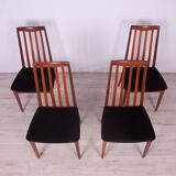 Chaises de salle à manger en teck du milieu du siècle par Leslie Dandy pour G-Plan, années 1960, lot de 4
