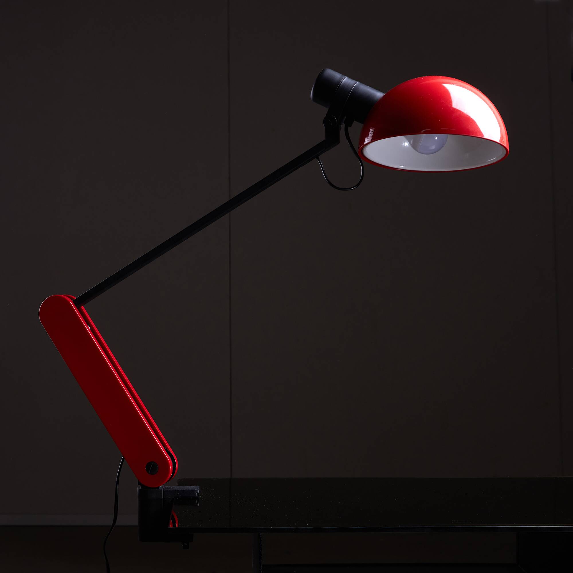 Lampe de table Praxi de Bruno Umberto Gecchelin pour Guzzini, 1982