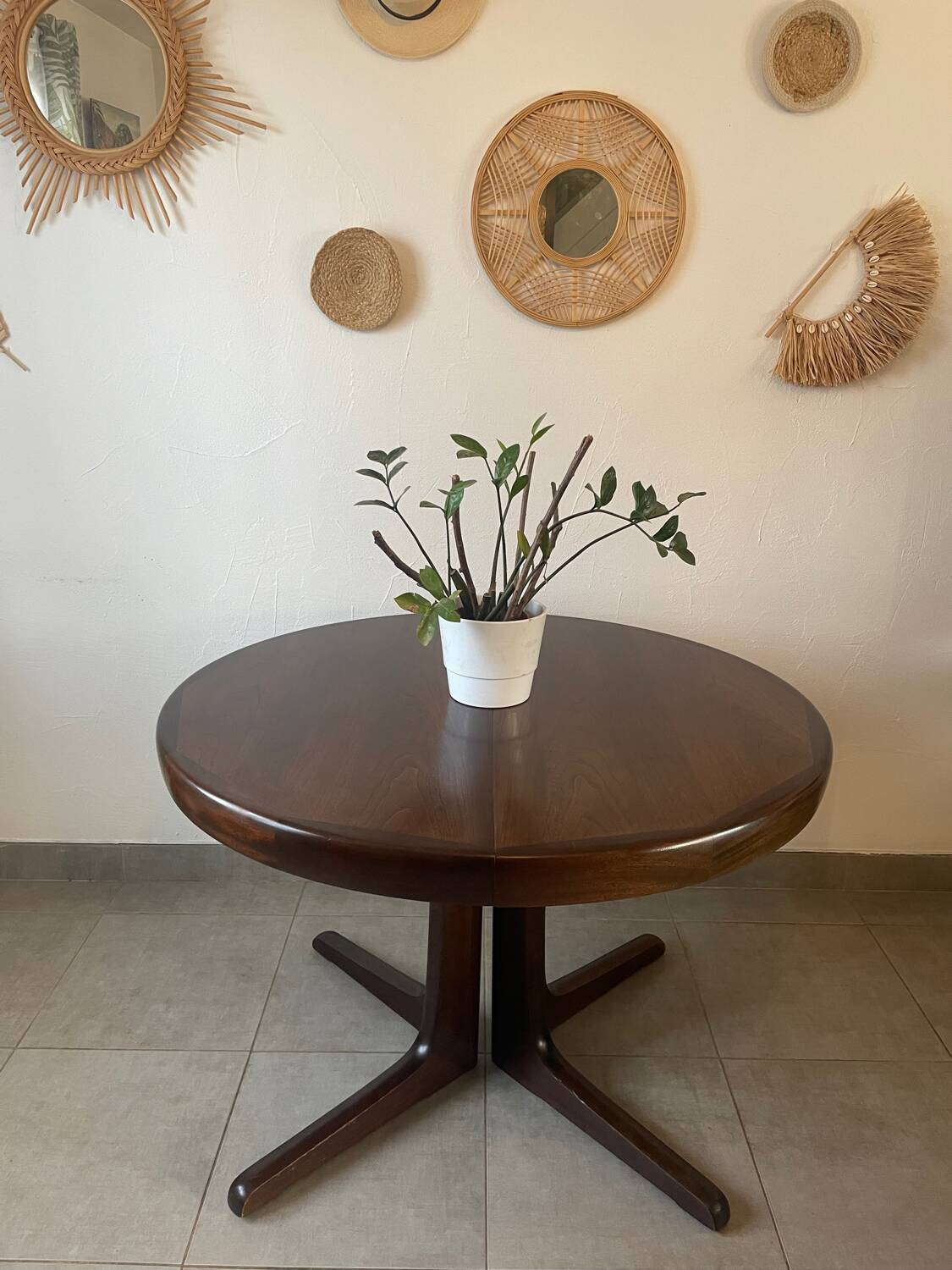 Table Baumann vintage 2 rallonges