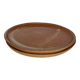 2 stoneware dinner plates