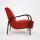 Pair of Design Renovated Armchairs by Arch. Kropacek and Kozelka, 1950s