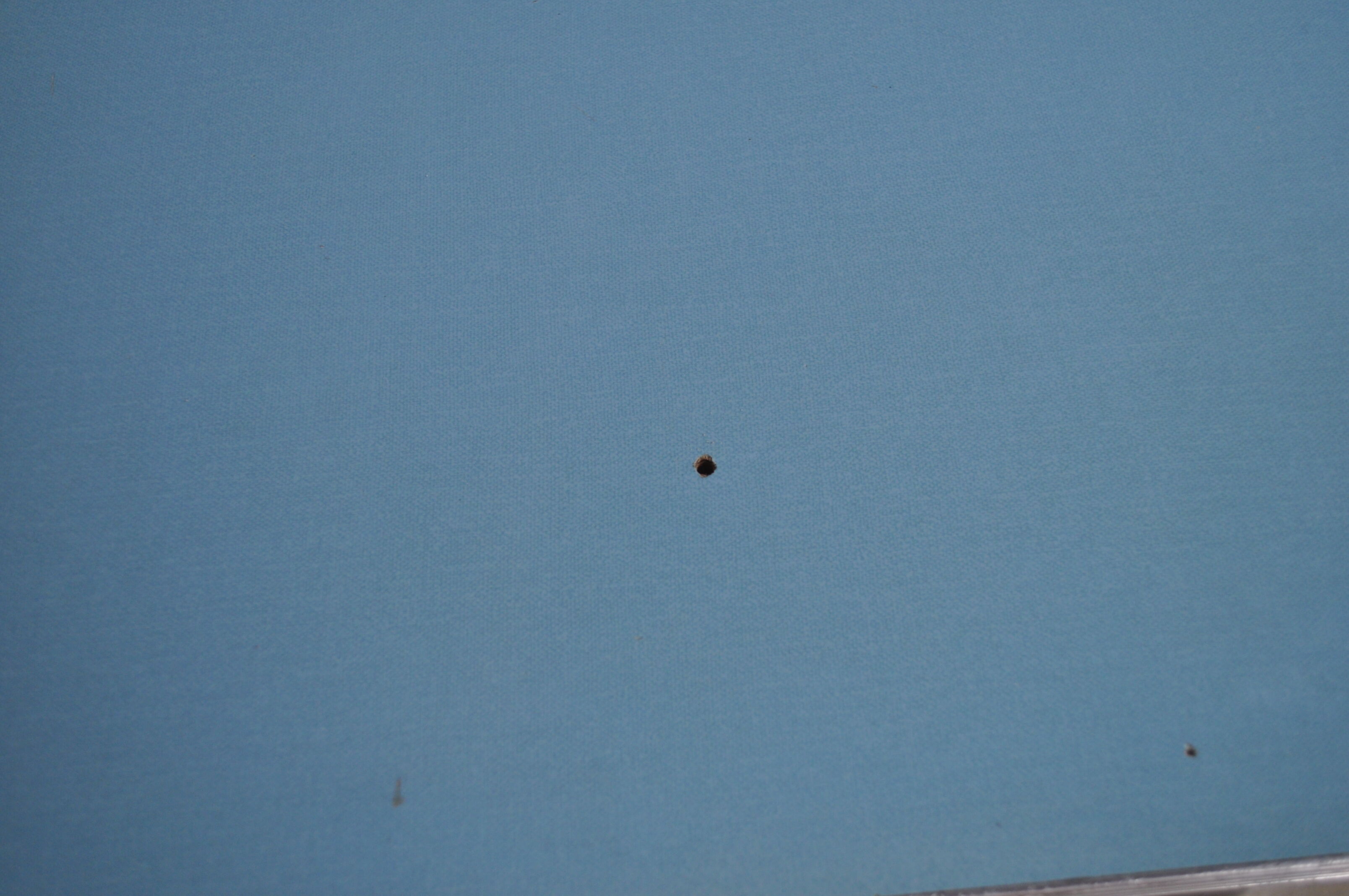 Kitchen table and 4 chairs in blue formica