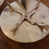 Trio of Scandinavian brass candlesticks Pierre Forsell for Skultuna