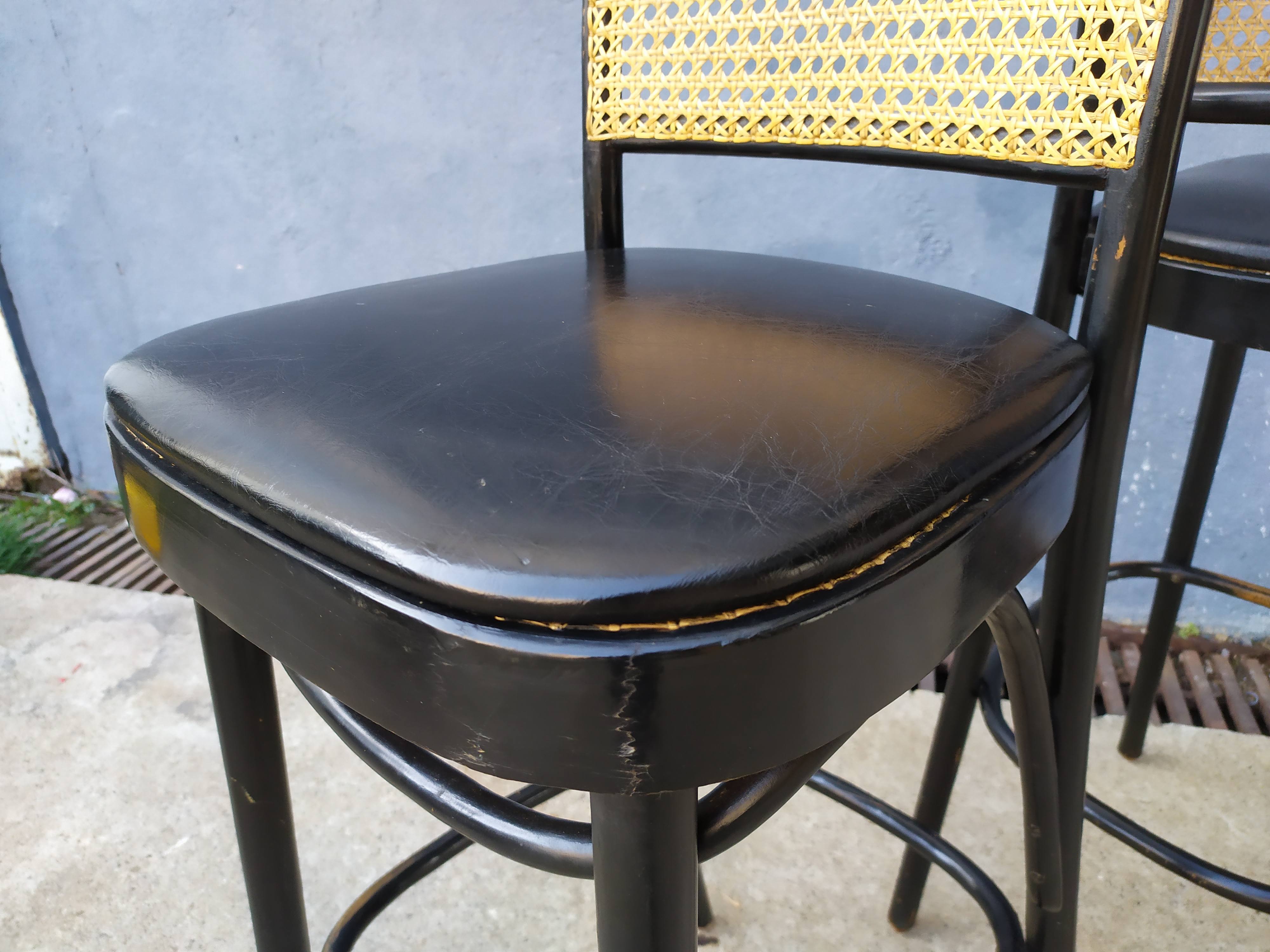Pair of bistro bar stools