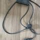 Vintage halogen floor lamp in black lacquered metal and brass ball joint