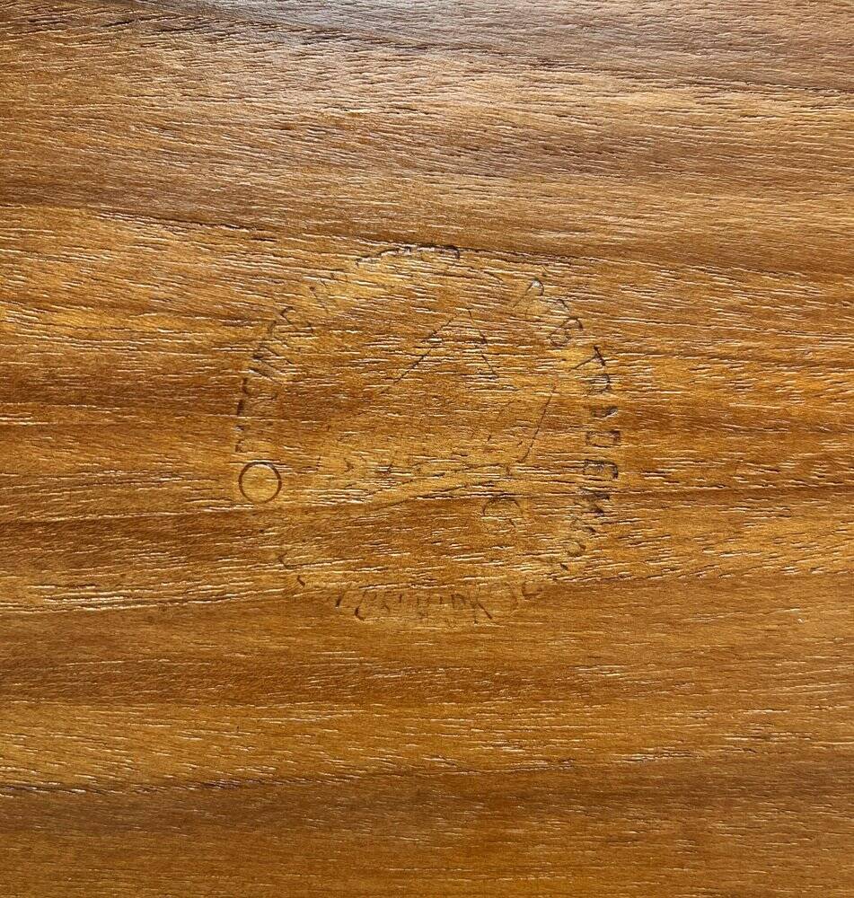 Mid-Century Teak and Metal Folding Bar by Silva Denmark, 1960s