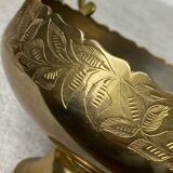 Saladier art nouveau en laiton