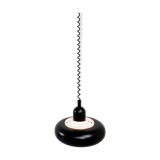 Knud Christensen hanging lamp black, 1970s