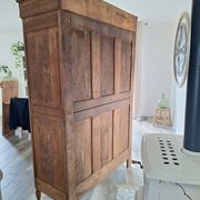 Wardrobe, oak linen cupboard from 1920.