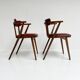 2 chaises modèle 209 par Thonet, années 1940
