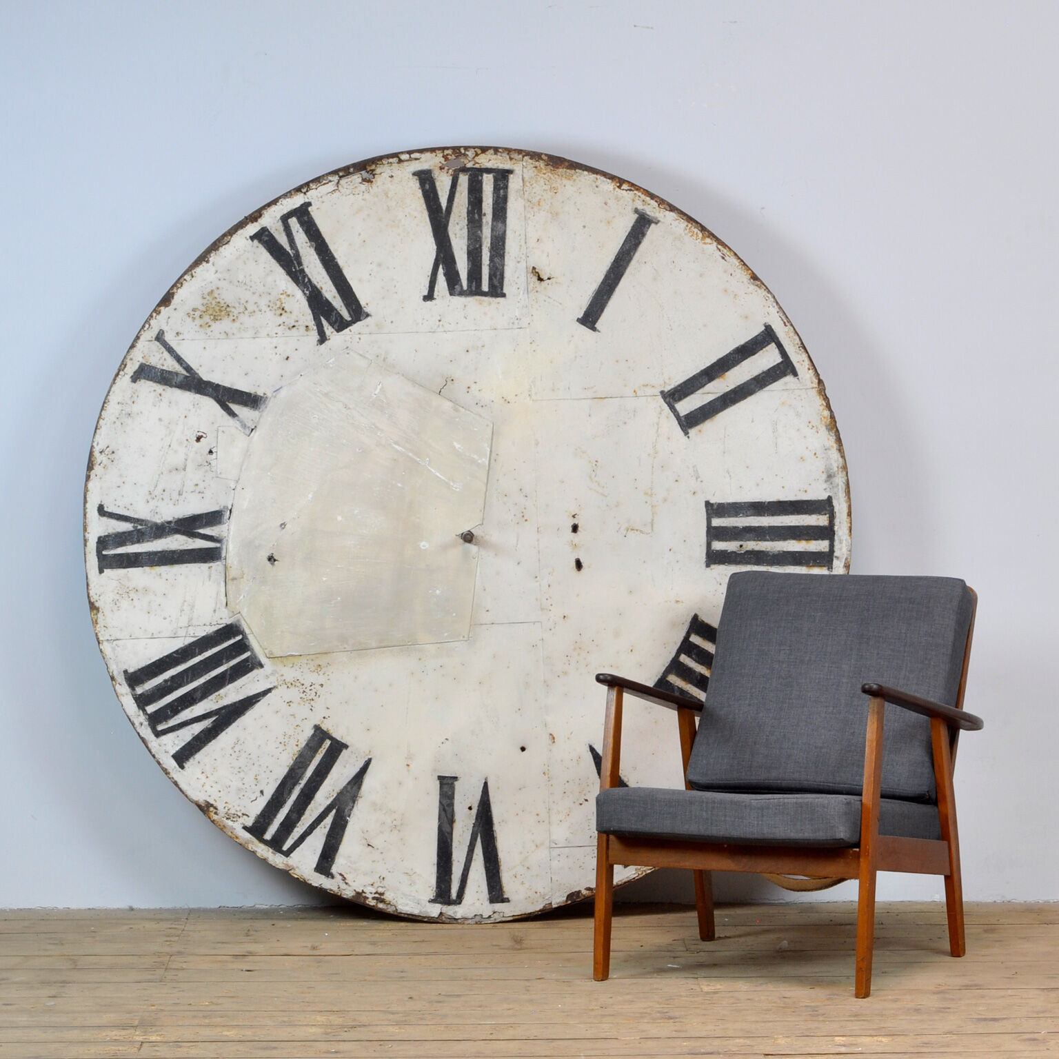 Clock Face Of A Church. Circa 1920