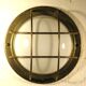 Brass "porthole" wall lamp