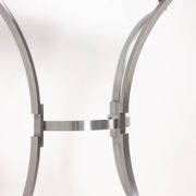 Paire de consoles contemporaines en métal et fonte de bronze