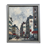 Oil painting on canvas Signed Simon Kramer