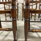 Lancashire spindleback dining arm chairs 1900's