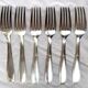 Christofle cutlery set - 11 fourchettes de table et 11 cuillères à soupe - Art déco - Métal argenté