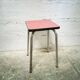 Red formica stool