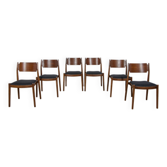 Chaises de Salle à Manger Mid-Century, Danemark, 1960s, Set de 6