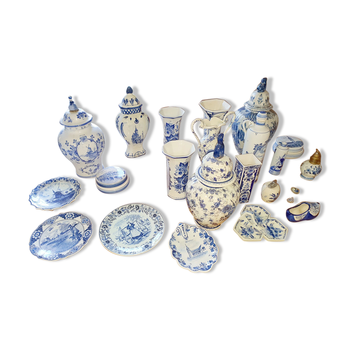 Vases faience delfs