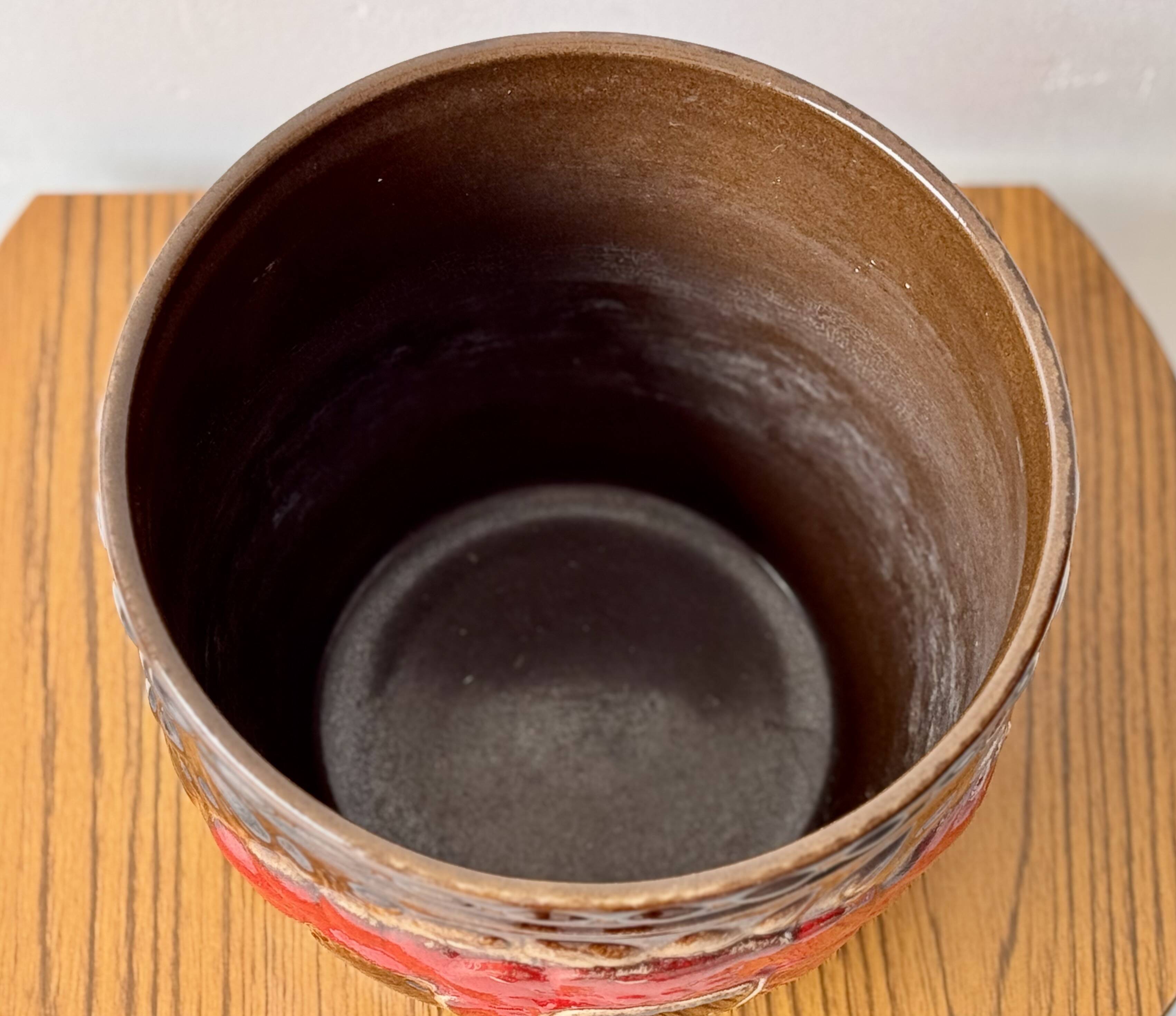 Pot de fleurs vintage ouest-allemand 887-22