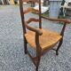 Fauteuil en chêne style Louis XV