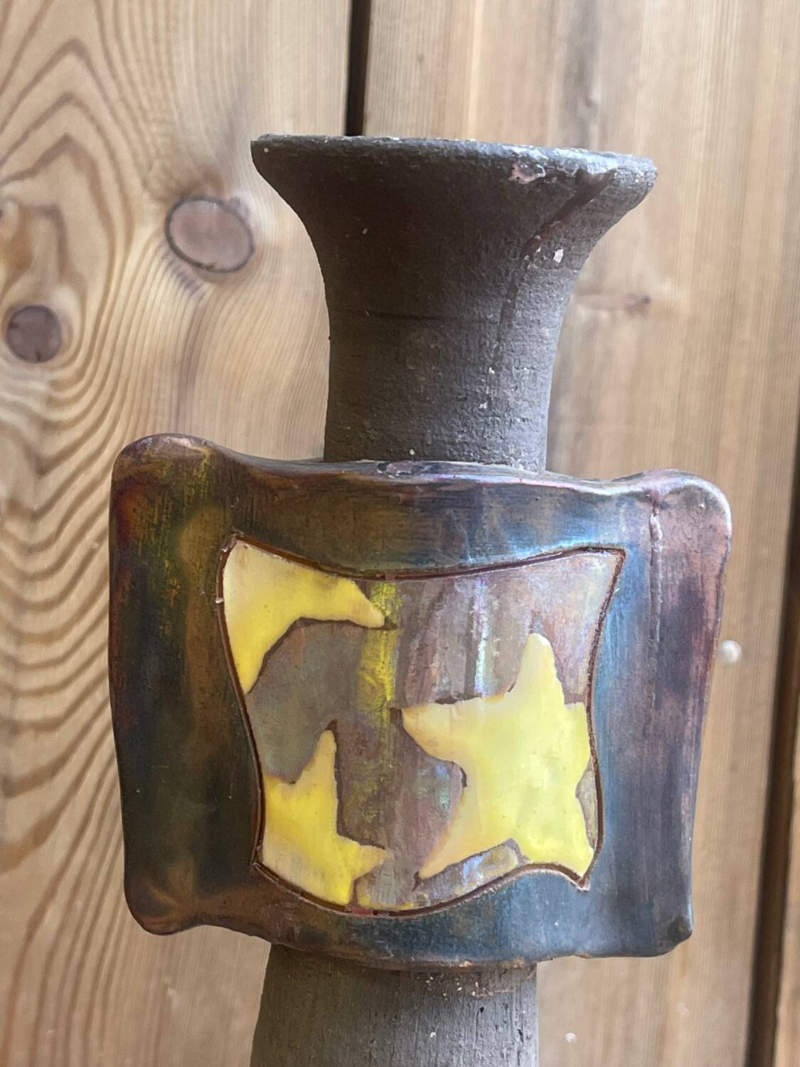 Brutalist candle holder