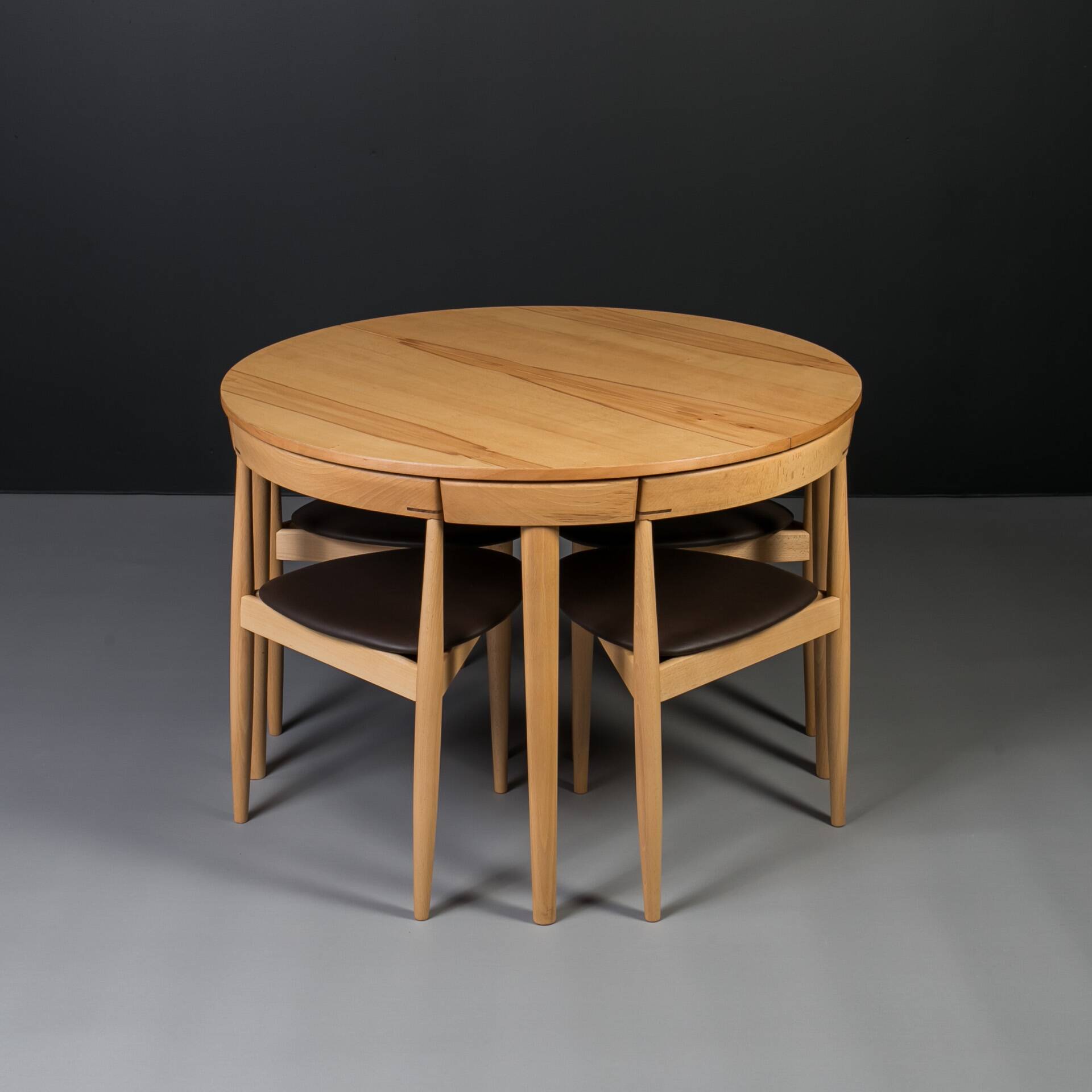 Dining Set in the Style of Hans Olsen, Danish Design, 1950s
