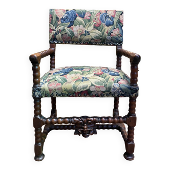 Louis XIII style office armchair