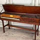 Mahogany piano table, J Jenkinson in London, before 1780.
