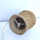 Vintage rattan lamp