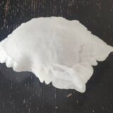 Frosted blown glass bowl from "Creazioni Silvestri Arte Murano