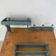 Set of 2 shelves and 1 vintage coat rack