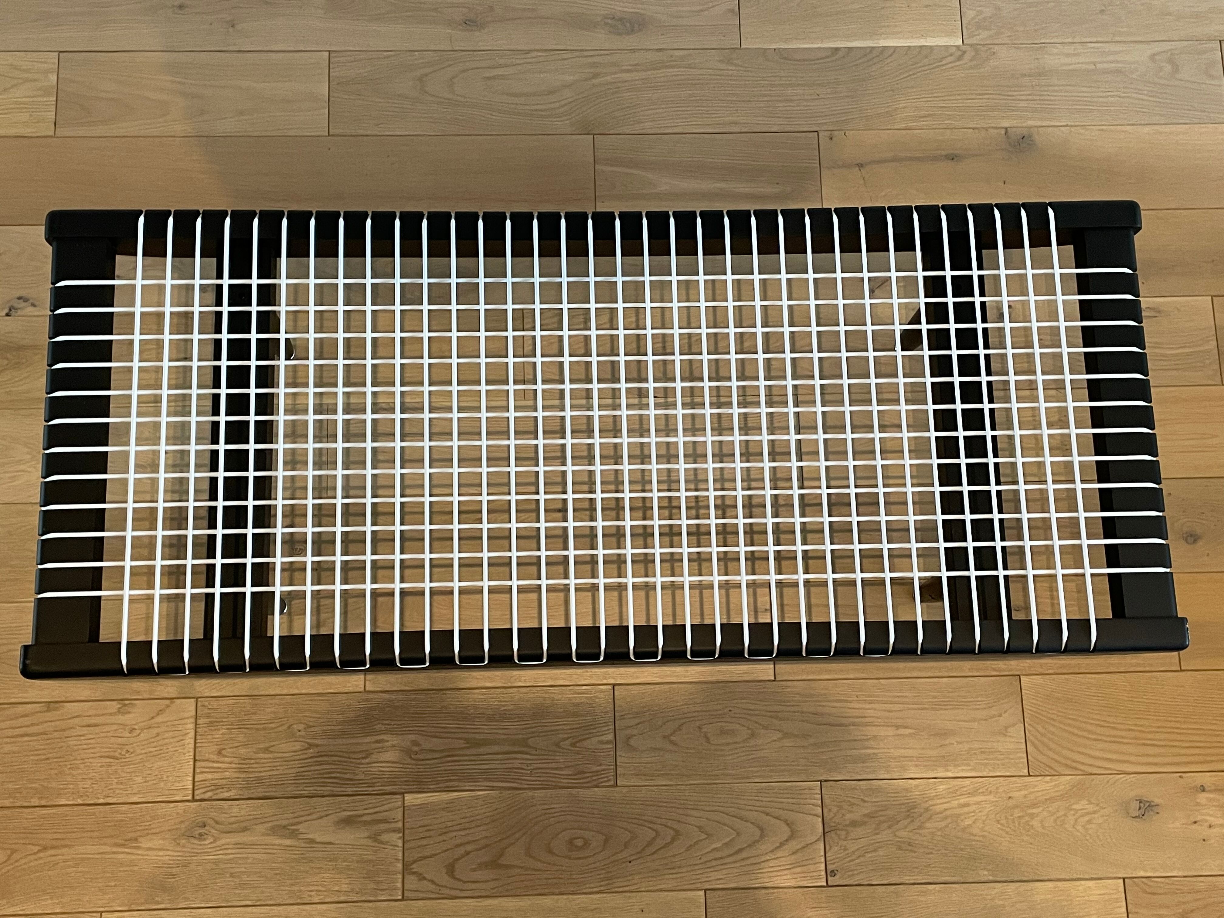 Black lacquered coffee table by Georges Tigien,1960s