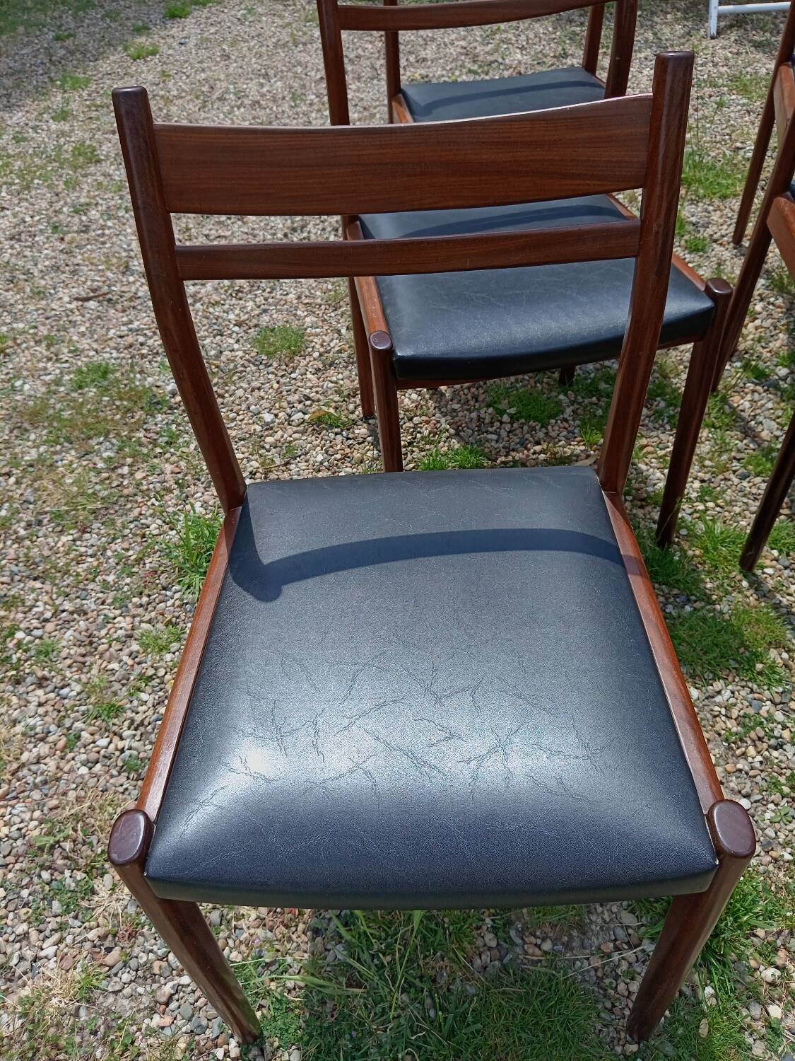 Vintage teak table and chairs