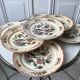 Set of 7 flat plates Villeroy & Boch model Phoenix years 50-60