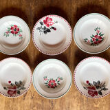 Mismatched plates l'Amandinoise