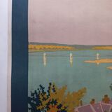 Château de Chaumont-sur-Loire, original canvas railway poster, 1921