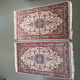 2 vintage silk rugs
