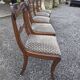 Chaises en acajou style Régence x 5